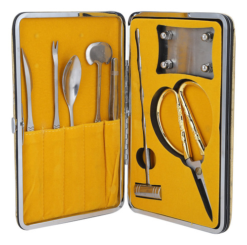 Juego De 8 Tenedores Crab Tools De Acero Inoxidable Para Gal