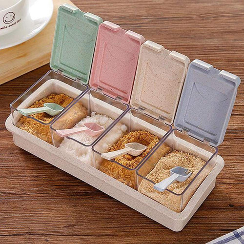 Contenedor De Juego De Caja De Condimentos De Cocina