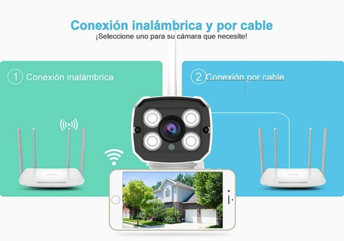 Cámara Inalámbrica Ip Wifi Exterior- Audio 2 Vías - 3mp Uhd