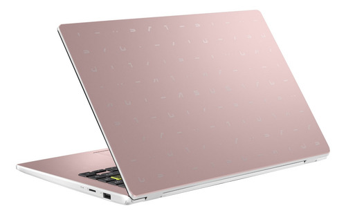Imagen 4 de 6 de Notebook Asus VivoBook E410MA rosa táctil 14", Intel Celeron N4020 4GB de RAM 128GB SSD, Intel UHD Graphics 600 60 Hz 1366x768px Windows 10 Home