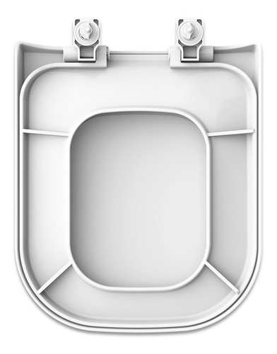 Imagem 4 de 6 de Assento Sanitário Deca Quadra Polipropileno S.close Branco