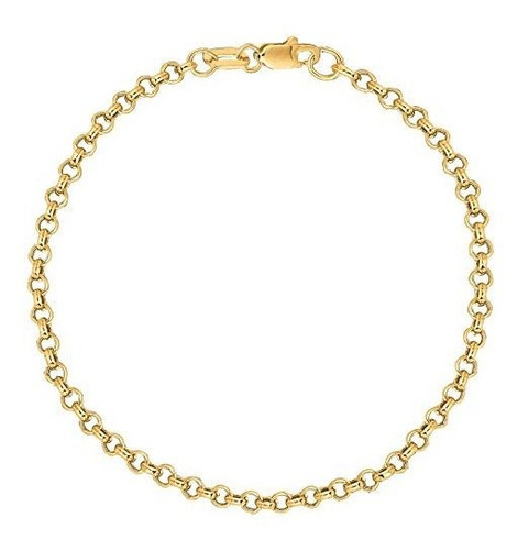 Pulsera Cadena Oro 14k - 2.3 Mm.