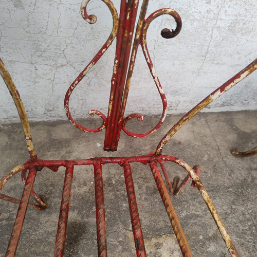 Antiguos Sillones De Jardín Para Niños (a Restaurar) (Usado)