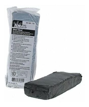 Ideal 31-601g Sealant, 1 Lb, Dark Gray, Non-drying Synthet