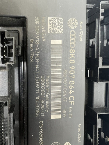 Modulo Confort Carrocería 8k0907064cf