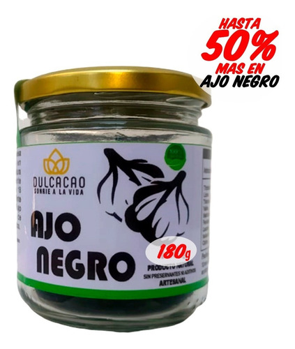 Ajo Negro  Black Garlic De Dulcacao