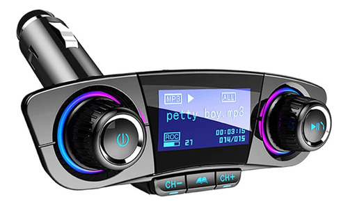 Fm Transmitter, With Microphone, Bt, Usb, Tf Slot, Hand Free