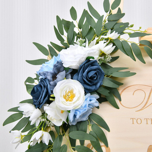 Conjunto De Flores Artificiales Para Boda, Decoración