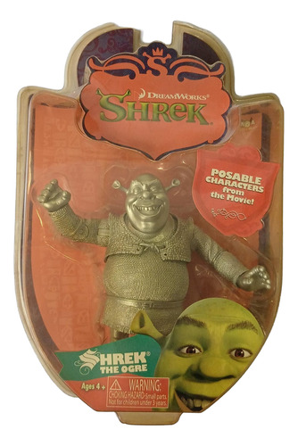 Figura Shrek Articulado Original Mga 15 Cm