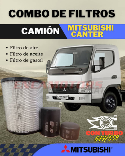 Combo Filtros Mitsubishi Canter