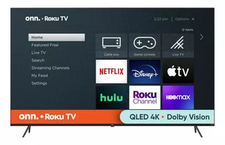 Onn 100071708 Television 70'' 4k 2160p Smart Qled Tv