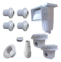 Comprar Kit Empotrables Alberca Desnatador Con 4 Boquilla+ 2 Dren