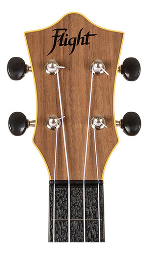 Ukelele Con Cuerpo Tamaño Soprano 17 Trastes Flight Tusl-50 Color Mdera