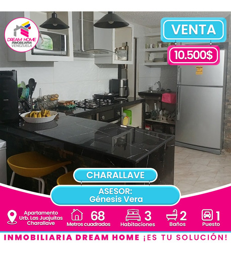 Apartamento En Venta  Urb. Juajuitas - Charallave