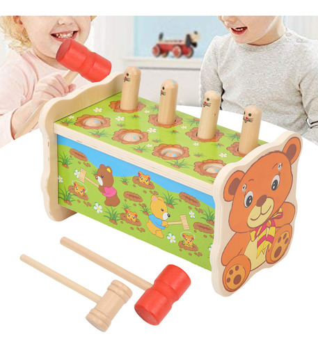 Juguete Para Machacar Martillos De Madera Para Niños Y Niños