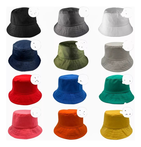 Gorro Piluso Colores A Eleccion Adulto Unisex Gabardina 