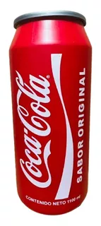 Vaso Gigante Cilindro Plástico De Lata De Coca Cola 1 Litro