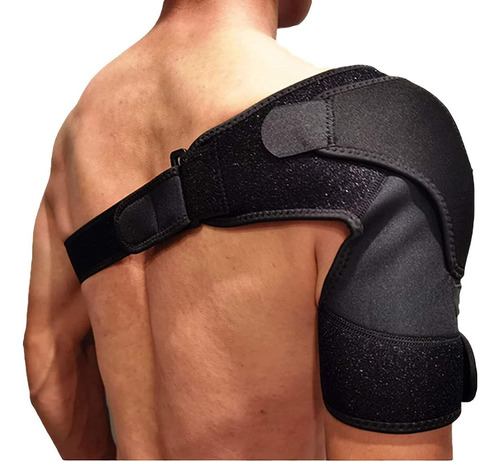 2 Pcs Ajustable Hombrera Con Manga De Compresion Ajustable