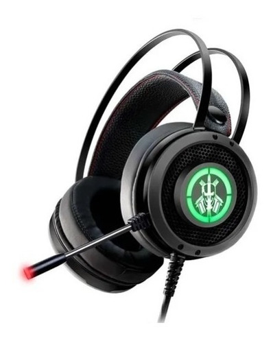 Imagem 5 de 6 de Fone Headset Gamer Led 7 Cores Para Jogos Pc Gaming