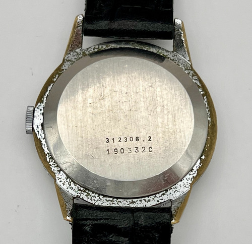 Reloj Universal Geneve Calibre 1200 Años 50 A Cuerda #02 Negro Claro Plateada (Usado)