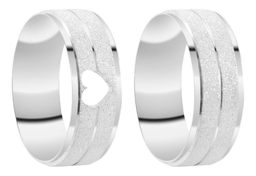 Aliança De Compromisso Com 7.5mm