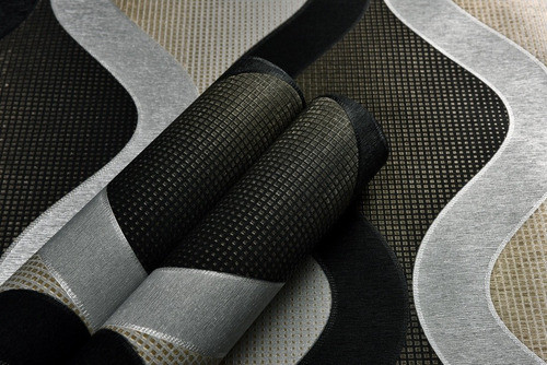 Imagen 7 de 8 de Papel Tapiz Negro Plata Y Dorado Sala Comedor Recamara
