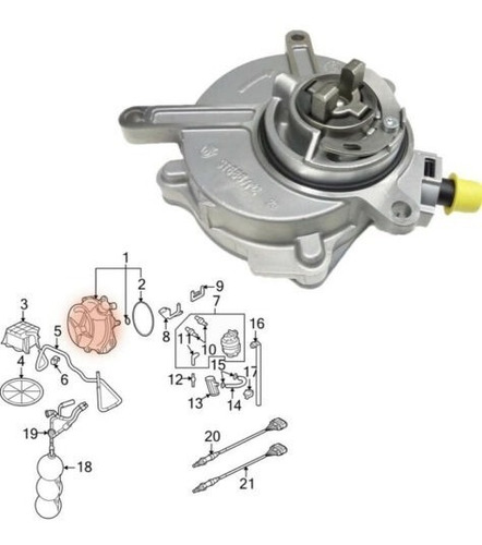 Bomba Aire Vacio Freno Para Audi A3 A4 Tt 2.0tfsi 04-12