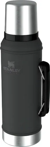 Termo Stanley Negro de 1 Litro Tapón Cebador