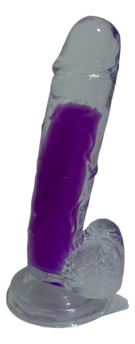 Consolador Dildo Fluorescente Alumbra En La Oscuridad