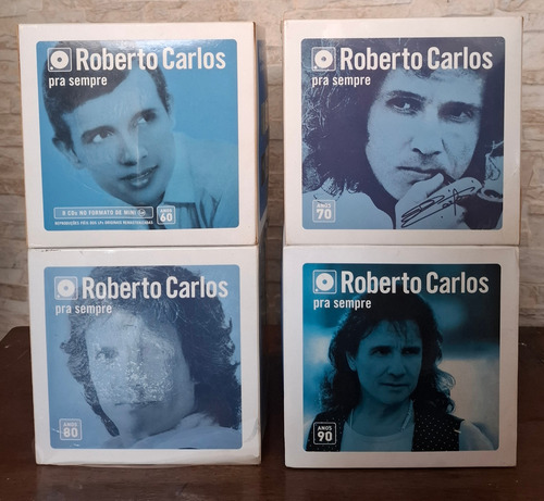 Cd Roberto Carlos Prá Sempre Coleção 4 Boxes 60/70/80/90 Edição Limitada (Usado)