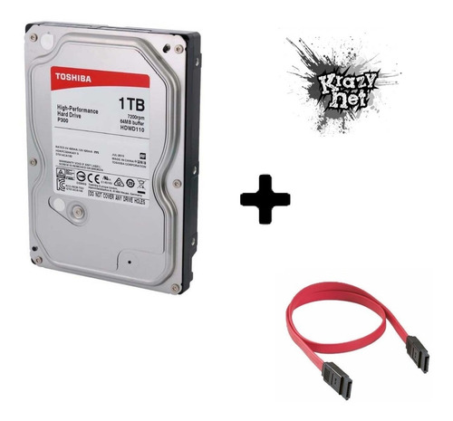 Imagen 5 de 8 de Disco Duro Interno Pc De 1 Tera Toshiba 1tb Modelo 2019 New