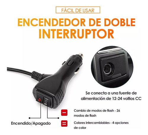 Par De Luzes Estroboscópicas De Barra De Torre De Código