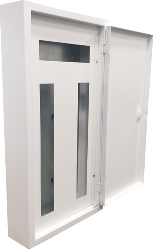 Quadro Distribuição Sobrepor Com Kit Trifásico 44c Din 100a Cor BRANCO RAL 9003 - WEG