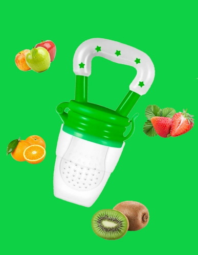 Imagen 4 de 4 de Chupón Bebes Fruta, Alimentos Papilla Con Su Seguro.