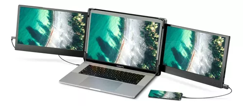 KIT Triple Pantalla para Laptops de 12 pulgadas, pantallas dual 1080P