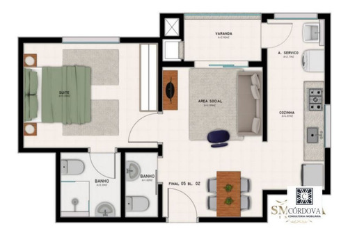 Imagem 5 de 15 de Apartamento - Praia Comprida - Ref: 7658 - V-7658