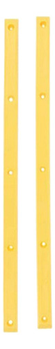 2 Par De Patinetas Longboad Deck Protection Rubber Amarillo