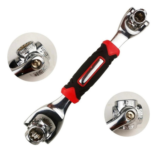 Llave 48 En 1 Nro 8/10/11/13mm 14/16/17/19mm Universal 360o