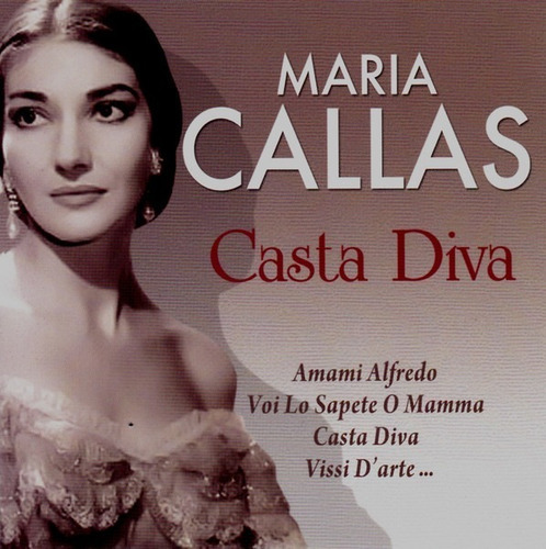 Maria Callas* Cd Casta Diva* Italy 2010* Excelente* 