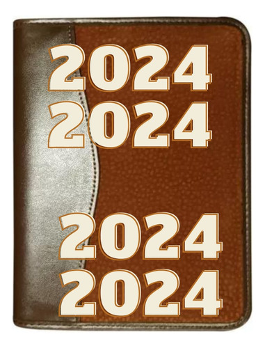 Agenda 2024 Arwen  Diaria N8 Carpincho Con Cierre 20x26 Cm