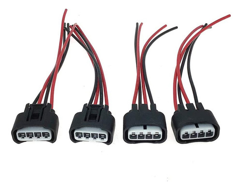 Conector Hembra De Bobina De Encendido, 4 Piezas, Arnés Pigt