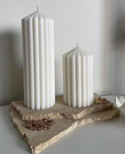 Velas Cirios Decorativos, Aromáticos, Elegantes, Artesanal