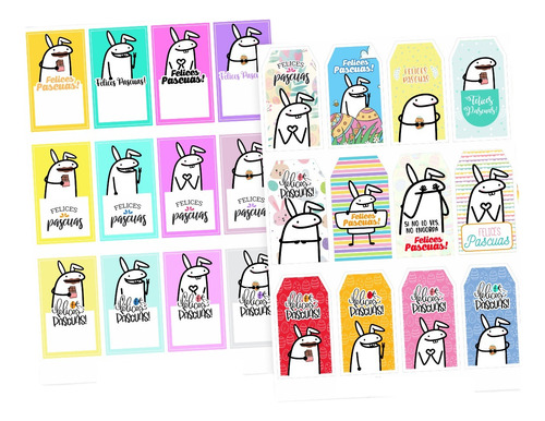 Tags Flork Pascuas Tarjetas Para Imprimir Stickers #2