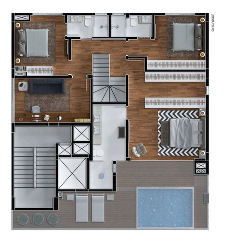 Imagem 6 de 9 de Apartamento Praia Brava Itajaã - 113631