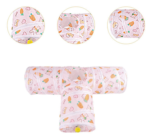 Pet Cat Tunnel Peeking Hole Toy Colgante De La Bola De Hasta