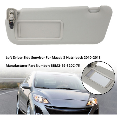 Sombrilla Lateral Izquierda Para Mazda 3 Hatchback 2010-2013