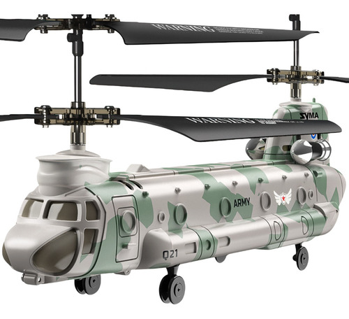 Helicóptero De Control Remoto Syma Q21 Camuflaje Chinook Ch-