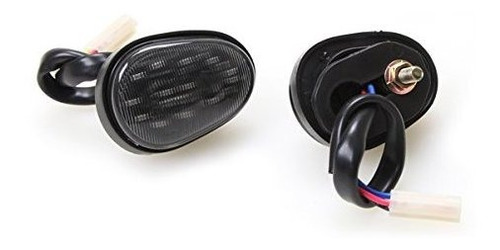 Monte Plana Led Dual + Ciruit Ejecución De Luces De Giro Par