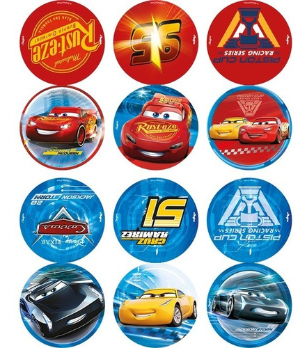Imagem 3 de 3 de Topo De Bolo De Papel Carros Cars Disney