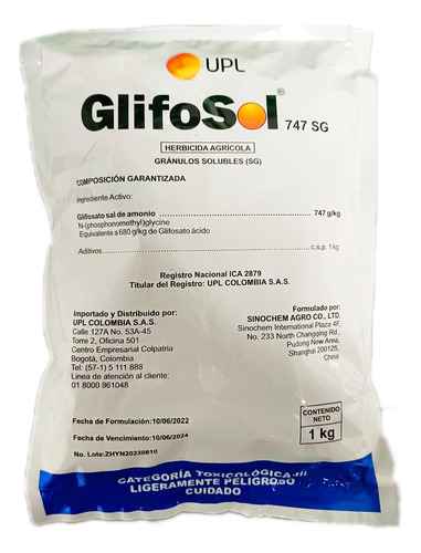 Glifosol 1kg Granulado Glifosato Herbicida